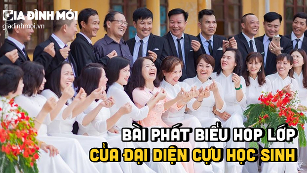 Bài phát biểu họp lớp của đại diện cựu học sinh hay, ý nghĩa nhất (Ảnh minh họa)