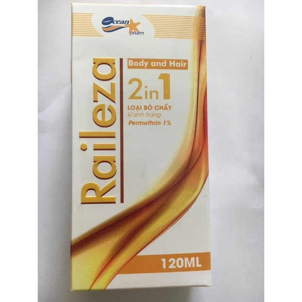 Sản phẩm Raileza được sử dụng để loại bỏ ký sinh trùng ký sinh trên da, tóc.