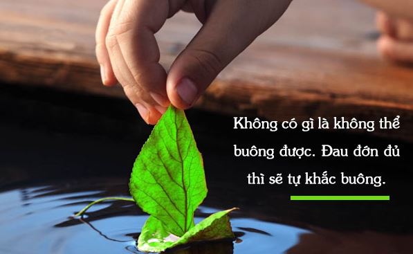 Buông bỏ để được sống hạnh phúc...