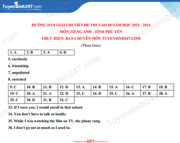 dap-an-de-thi-vao-10-mon-anh-phu-yen-2023-1