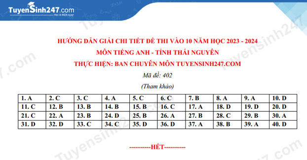 dap-an-de-thi-vao-10-mon-anh-thai-nguyen-2023