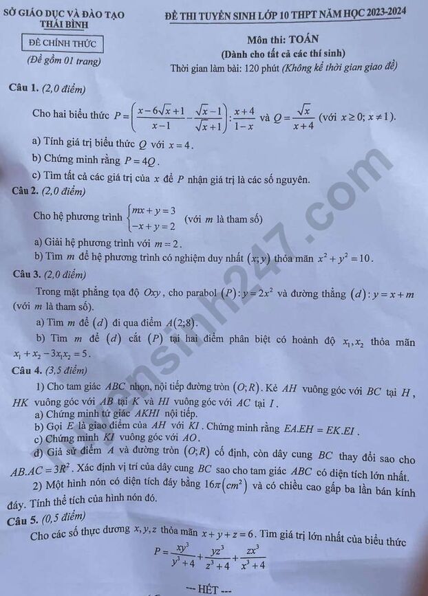 de-thi-vao-lop-10-mon-toan-thai-binh-2023-result