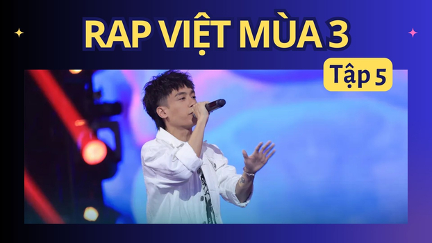 Link xem trực tiếp Rap Việt mùa 3 tập 5 ngày 24/6 trên HTV2, VieON 