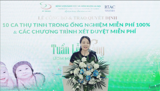 ThS.BS Lê Thị Thu Hiền, Giám đốc chuyên môn Bệnh viện Nam học và Hiếm muộn.