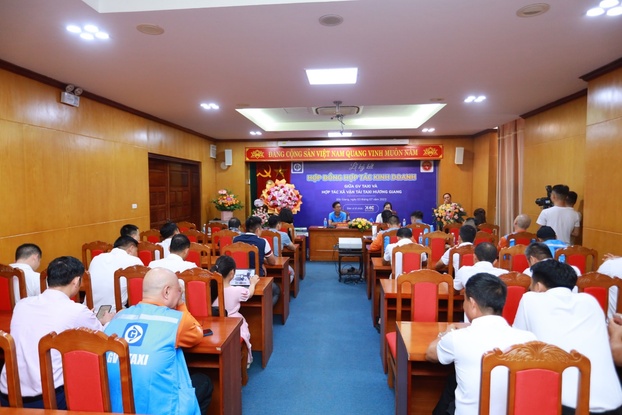 Buỗi lễ ký kết hợp tác kinh doanh diễn ra tại Bắc Giang