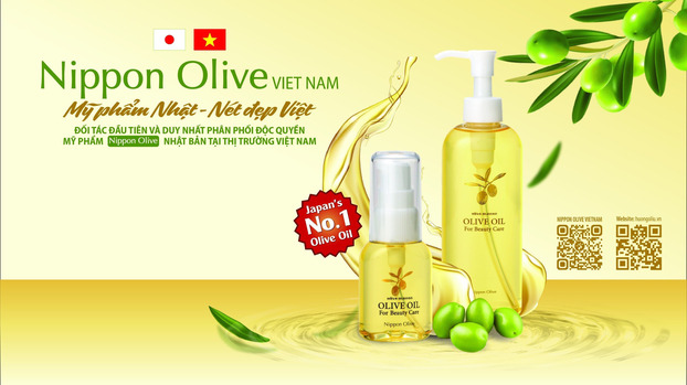 Tinh dầu oliu nguyên chất thương hiệu Nippon Olive