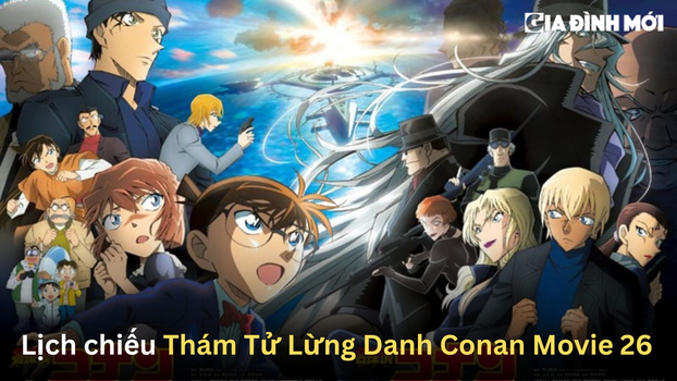 Lịch chiếu Thám Tử Lừng Danh Conan Movie 26: Tàu Ngầm Sắt Màu Đen