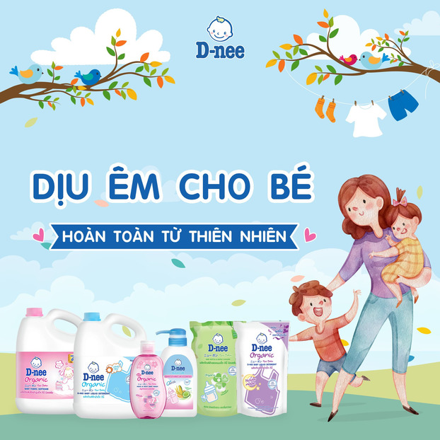 Các sản phẩm của Dnee đều có thành phần hữu cơ