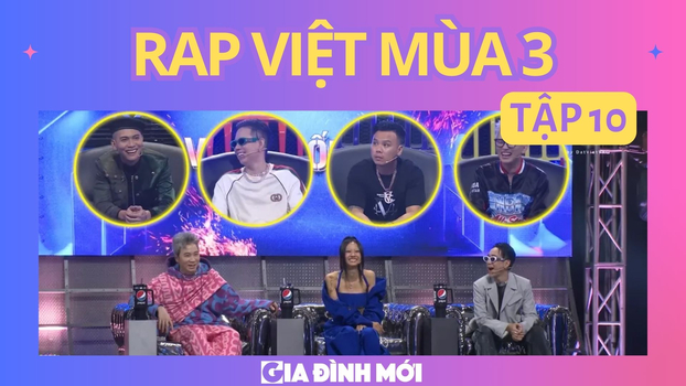 Trực tiếp Rap Việt mùa 3 tập 10 lúc 20 giờ ngày 29/7 trên VieON