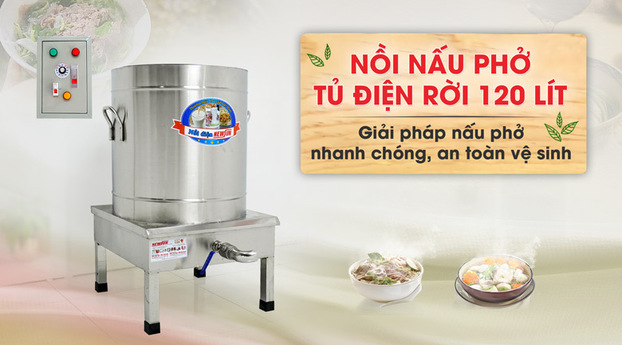 Nồi điện nấu phở NEWSUN sở hữu cấu tạo, chất liệu vượt trội