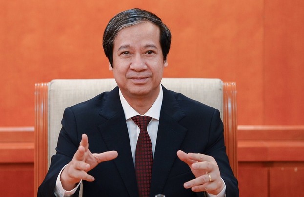 Bộ trưởng Bộ GD&ĐT Nguyễn Kim Sơn đối thoại, trò chuyện cùng giáo viên cả nước.