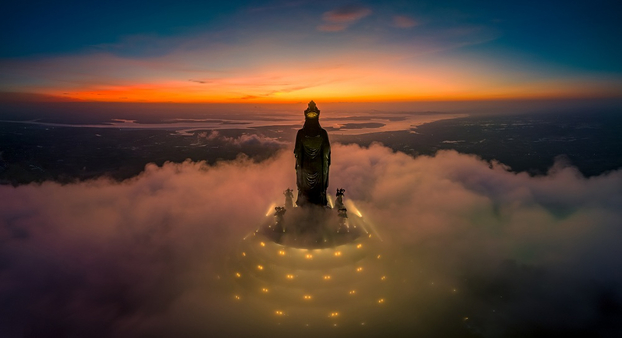 Núi Bà Đen sẽ là nơi diễn ra chương trình Văn hóa Nghệ thuật Phật giáo mừng Lễ Vu Lan từ ngày 26/8-03/9. Ảnh: Nguyễn Minh Tú