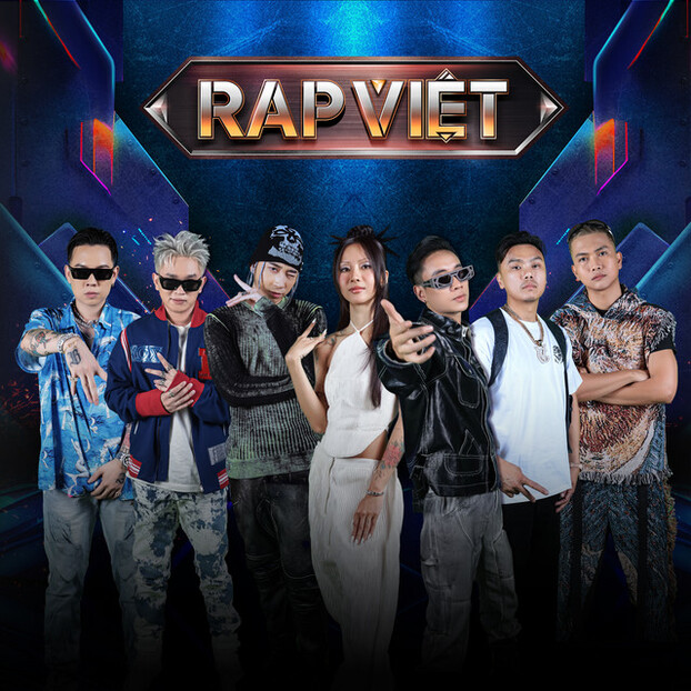 Dàn HLV và giám khảo Rap Việt mùa 3.