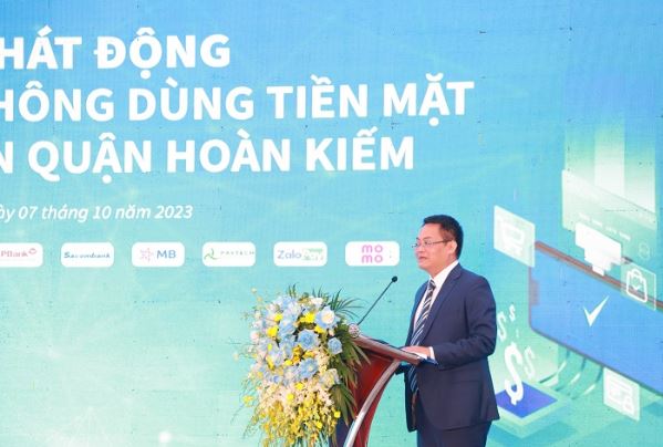 Giám đốc Sở Thông tin và Truyền thông Hà Nội Nguyễn Việt Hùng cho biết các chỉ số thanh toán không dùng tiền mặt tăng trưởng mạnh.