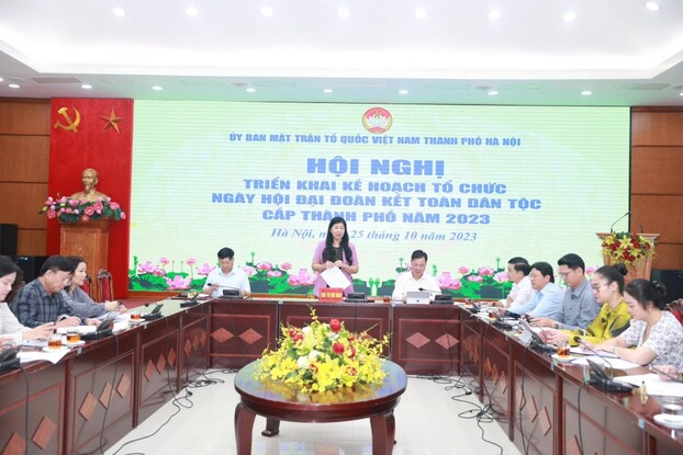 Lần đầu tiên Hà Nội tổ chức Ngày hội Đại đoàn kết toàn dân tộc cấp Thành phố.