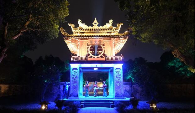 Văn Miếu - Quốc Tử Giám ra mắt sản phẩm văn hóa du lịch đêm trên nền tảng công nghệ số.