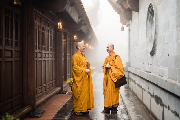 Khung cảnh thâm nghiêm trong quần thể tâm linh Fansipan.