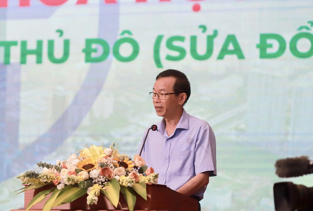 GS Nguyễn Văn Minh - Hiệu trưởng trường Đại học Sư phạm Hà Nội nhấn mạnh vai trò quan trọng của lĩnh vực giáo dục và đào tạo Thủ đô.