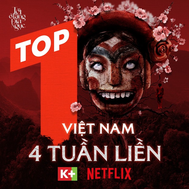 Ảnh: Tết Ở Làng Địa Ngục đứng top 1 Netflix Việt Nam 4 tuần liên tiếp