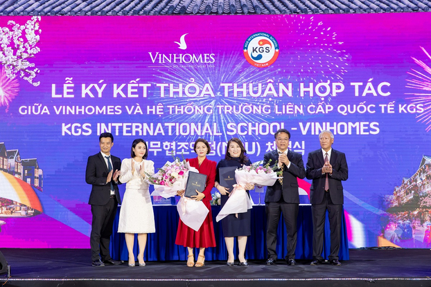 Lễ ký kết thỏa thuận hợp tác giữa Vinhomes và KGS diễn ra ngày 25/11 vừa qua