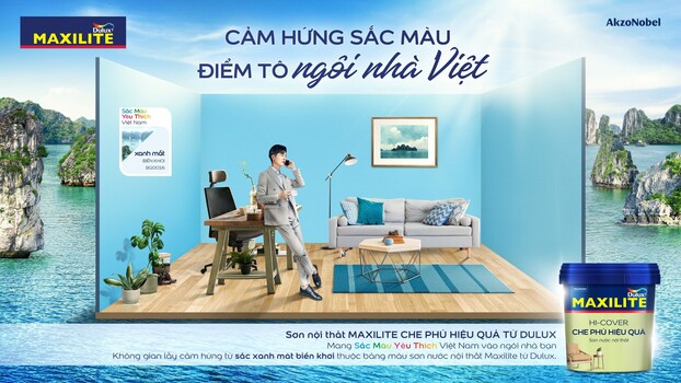 Những màu sơn trong bộ sưu tập mới của Maxilite từ Dulux mang thiên nhiên tươi đẹp của Việt Nam vào trong căn hộ