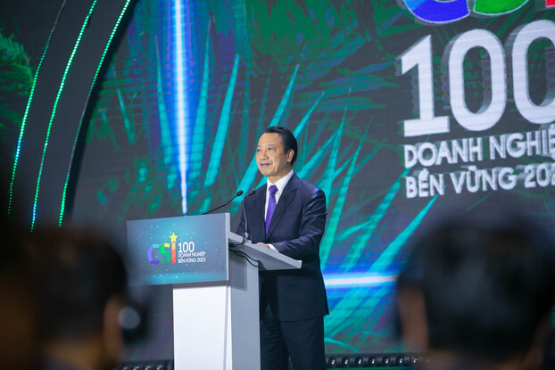 Ông Nguyễn Quang Vinh phát biểu tại Lễ công bố