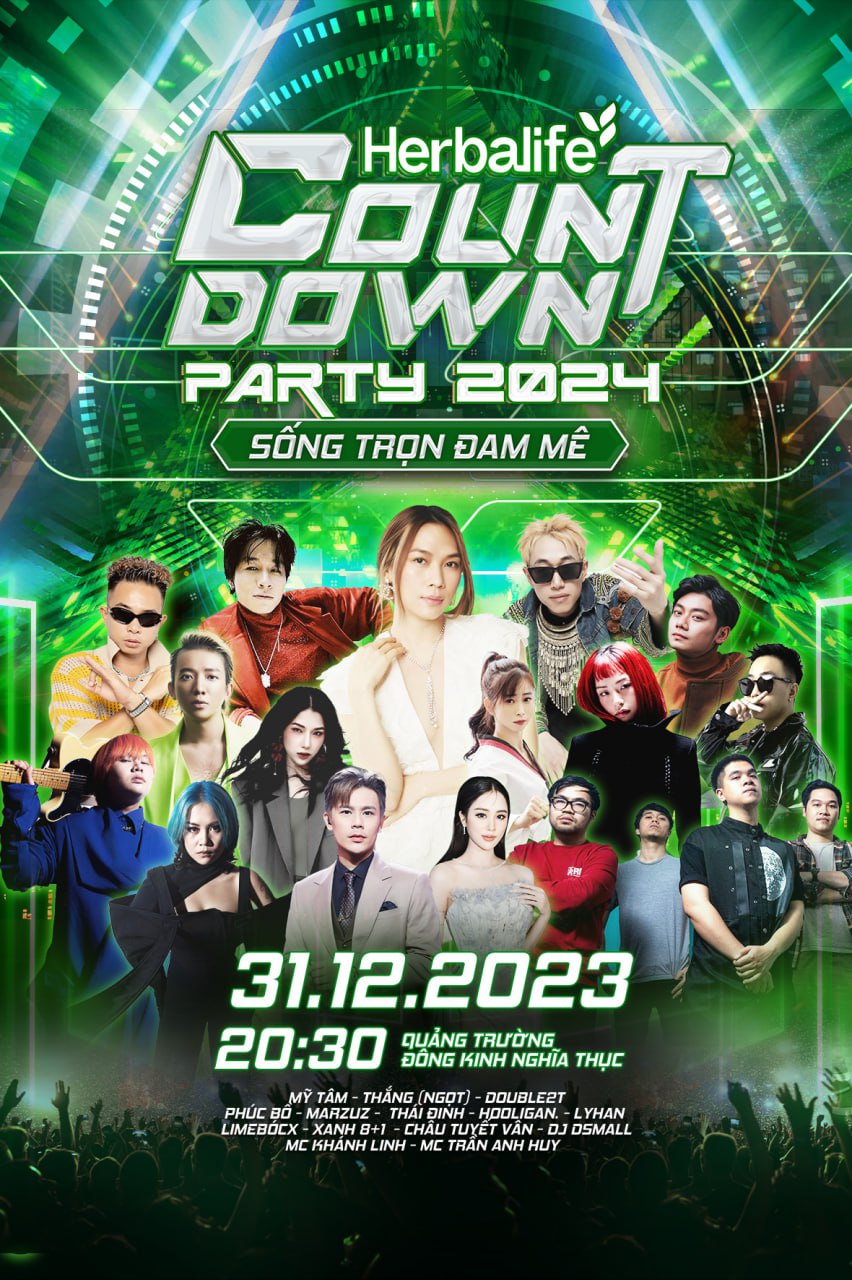 Countdown 2024 Hà Nội được tổ chức vào 20h30 ngày 31/12 tại Quảng trường Đông Kinh Nghĩa Thục, quận Hoàn Kiếm, Hà Nội.