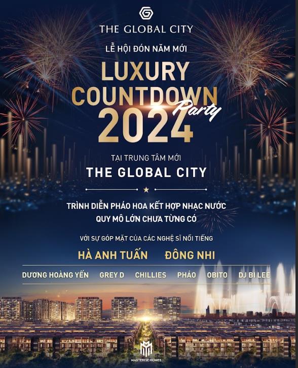 Lễ hội đón năm mới Luxury Countdown Party 2024.