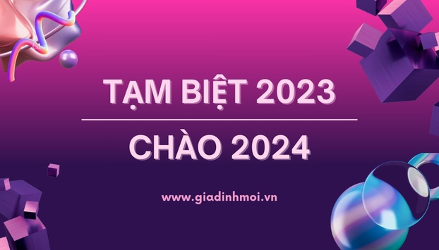 Status tạm biệt 2023, chào đón năm mới 2024 