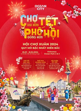 Hội chợ Xuân 2024 là lễ hội mua sắm Tết có quy mô và sự hấp dẫn lớn nhất miền Bắc