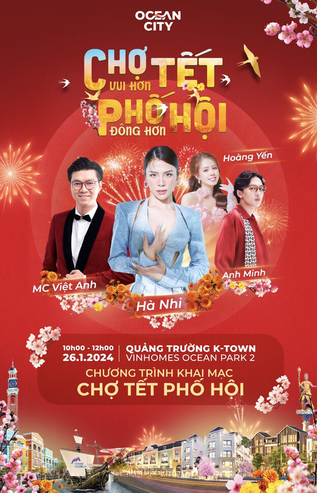  “Chợ Tết Phố Hội” sẽ có màn ra mắt hoành tráng vào ngày 26/1 tới đây với sự góp mặt của nữ ca sĩ Hà Nhi cùng nhiều giọng ca trẻ đang được nhiều người mến mộ.