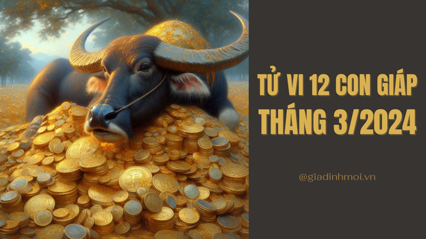 Dự báo tử vi tháng 3/2024 của 12 con giáp đầy đủ nhất