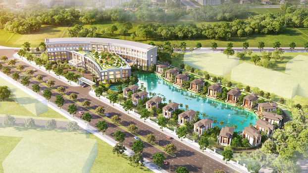 Vinmec Medical Resort đang gấp rút hoàn thiện và sẽ đi vào hoạt động từ năm 2025