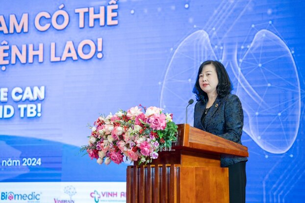 Bộ trưởng Bộ Y tế Đào Hồng Lan nhận định: Mục tiêu chấm dứt bệnh lao ở Việt Nam vào năm 2035 là một mục tiêu tham vọng nhưng có ý nghĩa rất lớn.