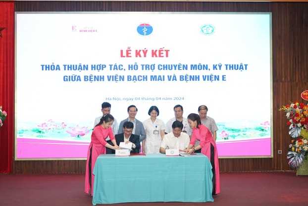 Bệnh viện E và Bệnh viện Bạch Mai ký kết dự án hợp tác, hỗ trợ chuyên môn, kỹ thuật, giai đoạn 2024 – 2030.