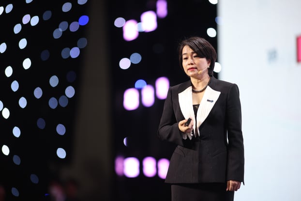 Chị Nguyễn Thị Phương - Tổng Giám đốc WinCommerce chia sẻ về kết quả và chiến lược của WCM