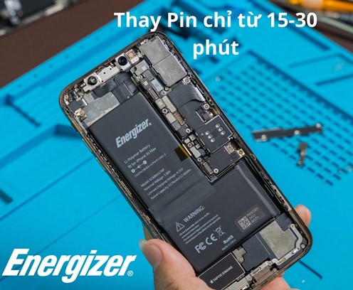 Energizer thay pin nhanh chóng, đảm bảo an toàn phòng chống cháy nổ.