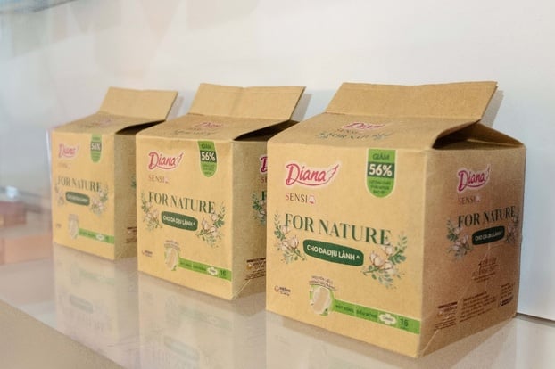 Sản phẩm Diana Sensi For Nature được bày bán tại các hệ thống siêu thị Aeon, Big C, Co.opmart, trang thương mại điện tử... từ tháng 6.