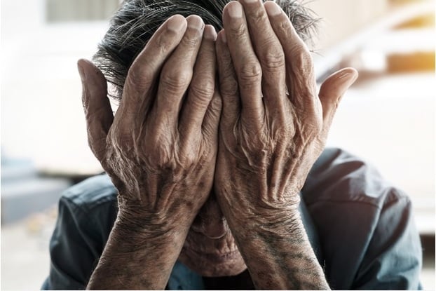Nhiều người cao tuổi bị trầm cảm mà không biết và không được điều trị. Ảnh minh họa