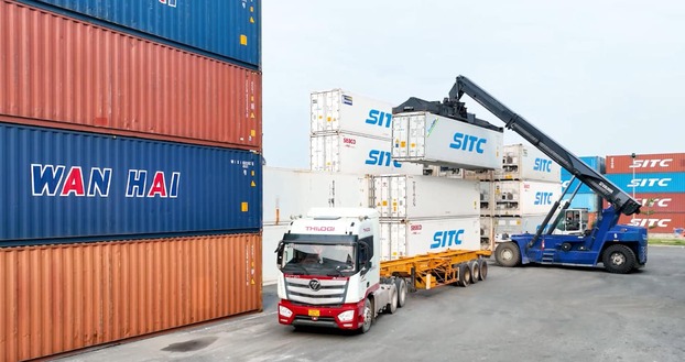 Hệ thống kho lạnh tại cảng Chu Lai có diện tích hơn 12.500 m2 với sức chứa 1.000 container lạnh