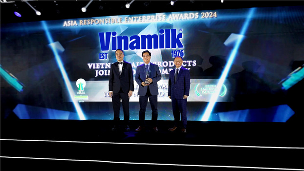 Vinamilk là doanh nghiệp ngành sữa duy nhất được vinh danh tại hạng mục Lãnh đạo xanh