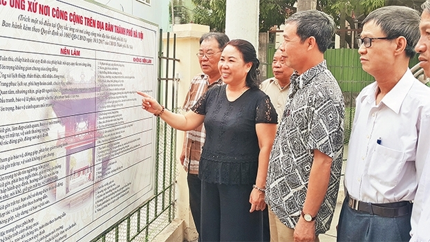 Hà Nội: Đẩy mạnh các hoạt động tuyên truyền thực hiện các Quy tắc ứng xử.