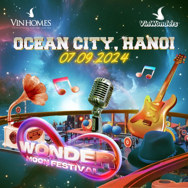 8WONDER Moon Festival sẽ diễn ra tại Ocean City từ 6 - 8/9 với tâm điểm là siêu nhạc hội quốc tế đêm 7/9, quy tụ cùng lúc hai ngôi sao đình đám US-UK và KPOP là NE-YO và B, cùng các nghệ sĩ hàng đầu V-Pop