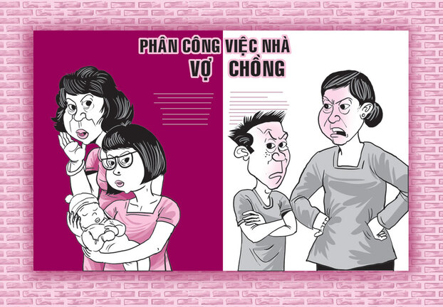 Bình đẳng giới không phải là chia đôi việc nhà. Ảnh minh họa