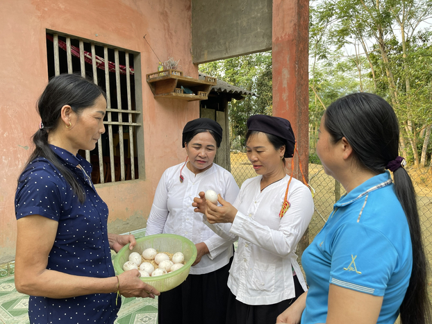 Dự án AWEEV cung cấp vốn sinh kế cho phụ nữ dân tộc Tày ở Hà Giang để phát triển đàn vịt nuôi