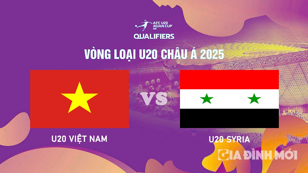 Trực tiếp bóng đá giữa U20 Việt Nam vs U20 Syria hôm nay 29/9/2024