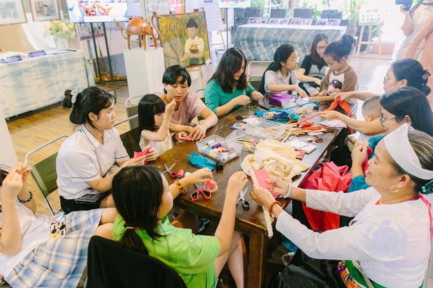 Nhiều workshop do học sinh Maya School điều phối được thực hiện tại chuỗi sự kiện.