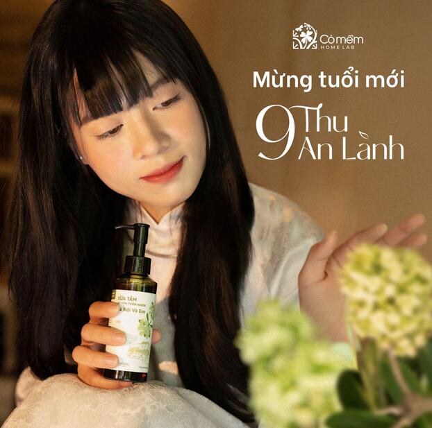 Sữa tắm “Hà Nội và em” là sản phẩm đại diện cho chiến dịch sinh nhật Cỏ Mềm tròn 9 tuổi