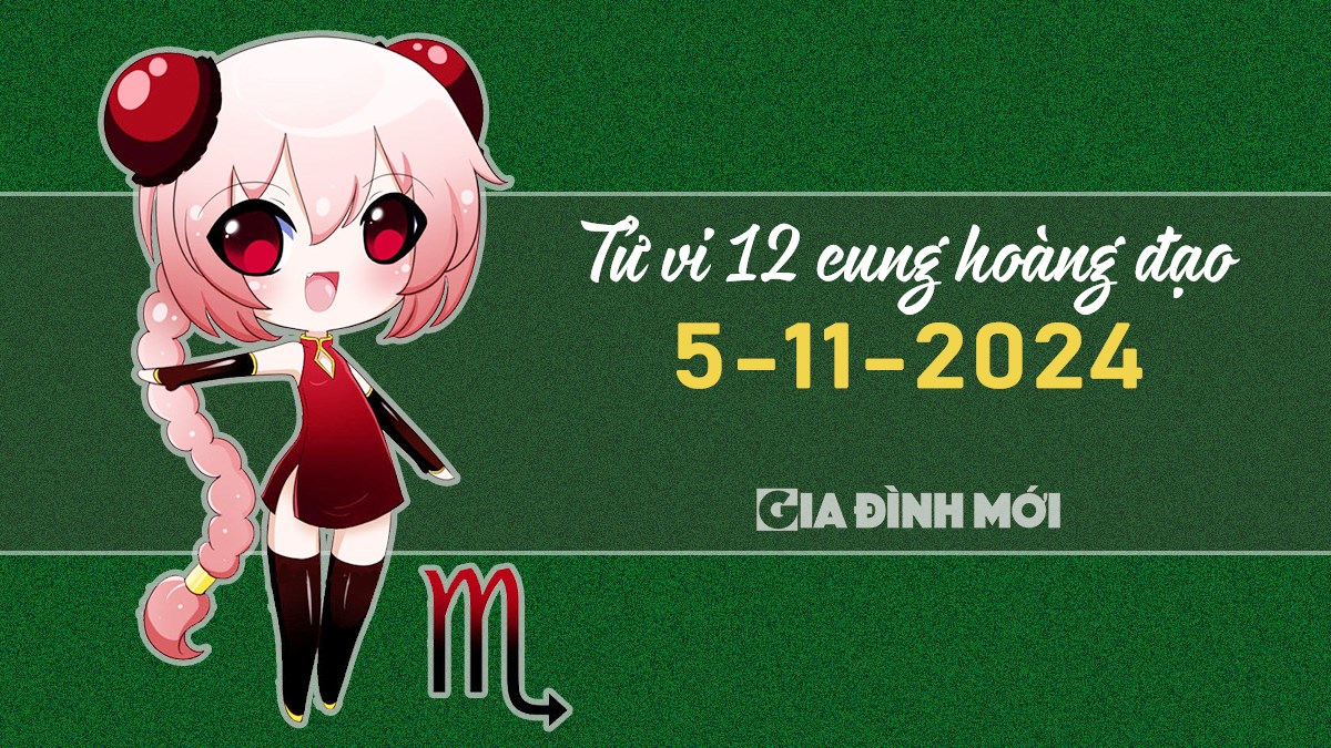 Xem tử vi hàng ngày của 12 cung hoàng đạo hôm nay 5/11/2024 mới nhất