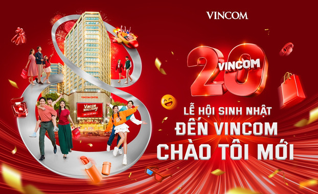 Chuỗi 88 trung tâm thương mại Vincom trên 48 tỉnh thành sẽ đồng loạt tổ chức tháng sinh nhật “Đến Vincom - Chào Tôi Mới